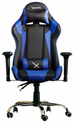 XZEAL Silla Gamer XZ10, hasta 115Kg, Negro/Azul ― ¡Compra tu Silla Gamer y obtén $150 en saldo de regalo para tu próxima compra! 