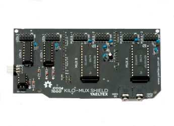Yaeltex Módulo MIDI Shield EX-00001, Negro, para Arduino UNO 