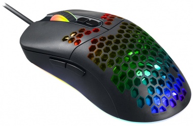 Mouse Gamer Yaguaret Óptico MANTIS, Alámbrico, USB, Negro 