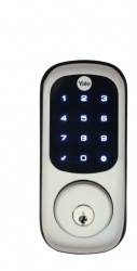 Yale Cerradura Inteligente con Teclado Touch, 25 Usuarios, compatible con Smarphone/Total Connect 