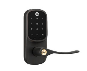 Yale Cerradura Inteligente con Teclado Touch, 25 Usuarios, compatible con Smartphone 