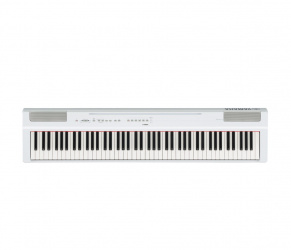 Yamaha Teclado Digital P125, 88 Teclas, 24 Tonos, USB, Blanco 