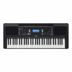 Yamaha Teclado Portátil PSR-E373, 61 Teclas, 240 Efectos de Sonido, USB, Negro 