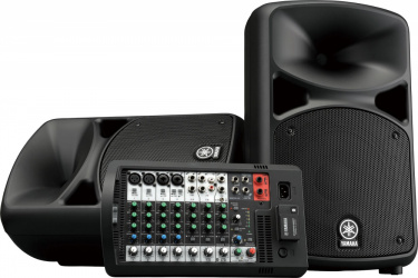 Yamaha Sistema de Audio Portátil STAGEPAS600BT, 10 Canales, 640W RMS, Bluetooth, XLR, Negro 