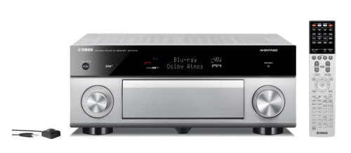 Yamaha Receptor AV para Home Cinema RX-A1070, 7.2 canales, HDMI, WiFi, Bluetooth, Plata 