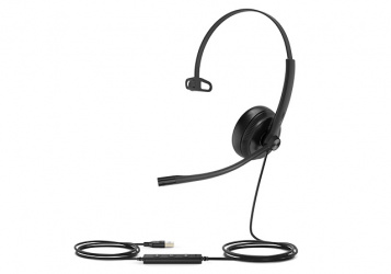 Yealink Monoaural UH34 SE Mono Teams, Alámbrico, 2.1 Metros, USB-A, Negro 