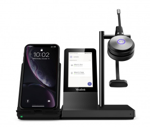 Yealink Monoaural WH66 Mono Teams, Bluetooth, Inalámbrico, USB, Negro 