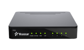 Yeastar Sistema IP P520, Cantidad de puertos Foreign eXchange Office (FXO) FXO, 4 FXS, 20 Usuarios, 10 Extensiones 