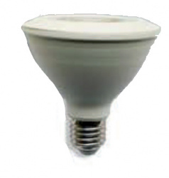 Yee Solutions Foco LED PAR-122665, Luz Blanca Fría, Base E26, 12W, 960 Lúmenes, Blanco, Ahorro de 80% vs  Foco Tradicional 20W 