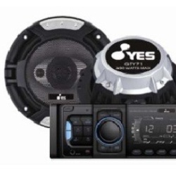 Yes Kit de Autoestéreo PCY130, LCD, AM/FM, CD/MP3, Negro 