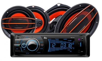 Yes Kit de Autoestéreo PKPCY141, 2 Bocinas 6.5'' + 2 Bocinas 6'' x 9'', Bluetooth, AUX/USB/SD 