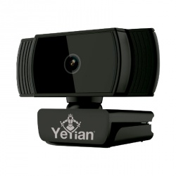 Yeyian Webcam AUGA 1000, 1920 x 1080 Pixeles, USB 2.0, Negro 