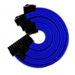 Yeyian Cable ATX Hembra - PCI-E Hembra, 30cm, Azul 