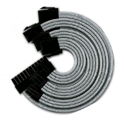 Yeyian Cable ATX Hembra - PCI-E Hembra, 30cm, Blanco 