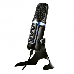 Yeyian Micrófono Banshee 1000, Alámbrico, Negro/Plata 