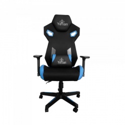 Yeyian Silla Gamer Drakkar, hasta 150Kg, Negro/Azul 