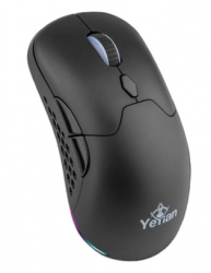 Mouse Gamer Yeyian Óptico Shift, Inalámbrico, USB- A, 26.000DPI, Negro 