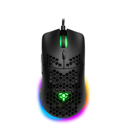 Mouse Gamer Ergonómico Yeyian Óptico Links, Alámbrico, USB, 7200DPI, Negro 
