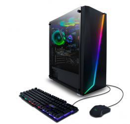 Computadora Gamer Yeyian Kunai X01, Intel Core i5-10600K 4.10GHz, 16GB, 1TB SSD, NVIDIA GeForce RTX 3060, Windows 10 Home 64-bit + Teclado/Mouse 