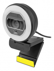 Yeyian Webcam FlexCam, 2560 x 1440 Píxeles, USB, Negro 
