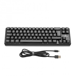 Teclado Gamer Yeyian AKIL S3500 LED RGB, Teclado Mecánico, Outemu Red, Inalámbrico, USB/Bluetooth, Negro, Español  