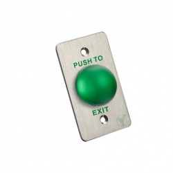 Yli Electronic Botón de Salida PBK-818A, Inalámbrico, Plata/Verde 