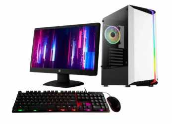 Computadora Gamer Yugen Hannya V1.13, AMD Ryzen 3 3200G 3.60GHz, 8GB, 240GB SSD, Windows 10 Prueba - incluye Monitor/Teclado/Mouse 