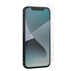 Zagg Protector de Pantalla Glass Elite VisionGuard+ para iPhone 12 Mini, Resistente a Rayones/Polvo 