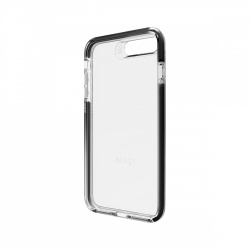 Zagg Funda Gear4 Piccadilly para iPhone 8 Plus, Negro/Transparente 