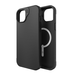 Zagg Funda Luxe Snap con MagSafe para iPhone 15/14 Plus, Negro 