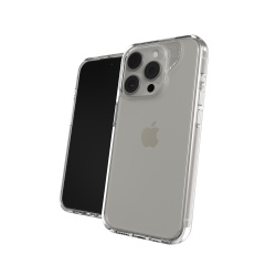 Zagg Funda Crystal Palace para iPhone 15 Pro, Transparente  