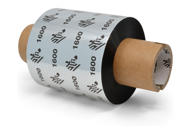 Cinta Zebra Ribbon con Cera Wax 1600, 64mm x 300m, 24 Piezas 