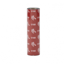 Cinta Zebra Ribbon 5100 Resin, Transferencia Térmica, 2.5 x 24mm 