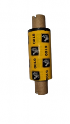 Cinta Zebra Ribbon con Cera/Resina ZipShip 6100, 64mm x 74m 