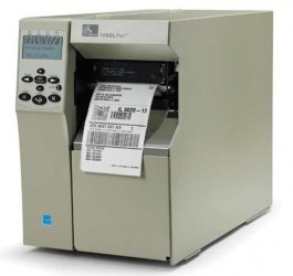 Zebra 105SLPlus, Impresora de Etiquetas, Transferencia Térmica, 300 x 300DPI, Gris — Requiere Cinta de Impresión 