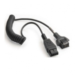 Zebra Cable Telefónico 25-114186-04R, QD Macho - Modular Phone Macho, 1 Metro, para WT4X 