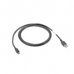 Zebra Cable mini USB - USB, 2 Metros, Negro 