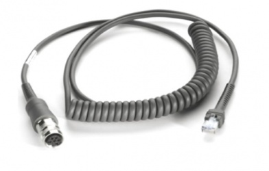 Zebra Cable Serial, 2.74 Metros, Negro, para Zebra LS2208 