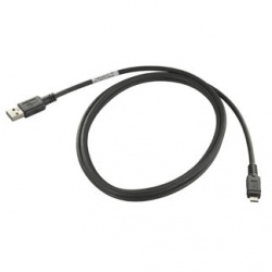 Zebra Cable USB 2.0 A Macho - Macho, Negro, para Terminal Portátil MC40 