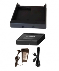 Zebra Cargador de Batería con Adaptador CA 450150, Negro, para L10 