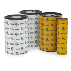 Cinta Zebra Ribbon con Cera, 6.4cm x 70m 