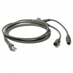 Zebra Cable Teclado KBW PS/2, 2.1 Metros, para L1203, LS2208/9203/7708/7808 