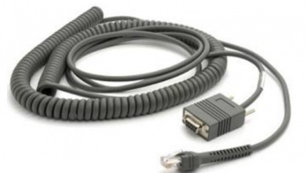 Zebra Cable RJ-45 Macho - DB9 Hembra, 6 Metros  