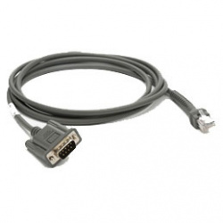 Zebra Cable DB9 Macho - RJ-45 Macho, 2.1 Metros  
