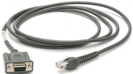 Zebra Cable RS232 Hembra, 2 Metros, Gris, para MT2000 