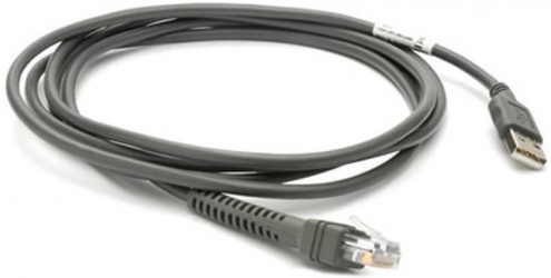 Zebra Cable USB, 2.1 Metros, Negro 