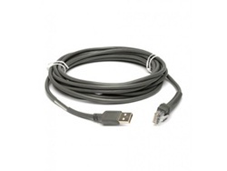 Zebra Cable USB, 5 Metros, Gris, para MP6000 