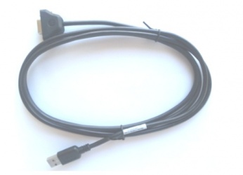 Zebra Cable USB A Macho - DB9 Macho, 1.8 Metros, Negro 