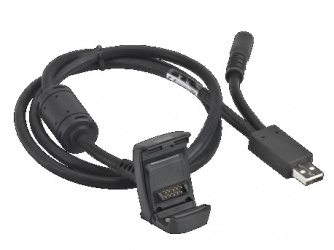 Zebra Cable USB A para TC8000, 2.8 Metros, Negro 
