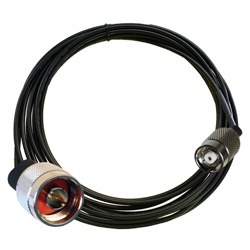 Zebra Cable Coaxial, 9.14 Metros, Negro, para FX9500 y FX9600 